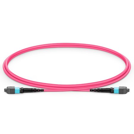 Cable de fibra óptica multimodo tipo B 12 fibras con conector MTP® 12 hembra – MTP® 12 hembra 3m _OM4 50/125 (OFNP)
