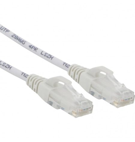 Cable de red Cat6 U/UTP 5mts | Blanco