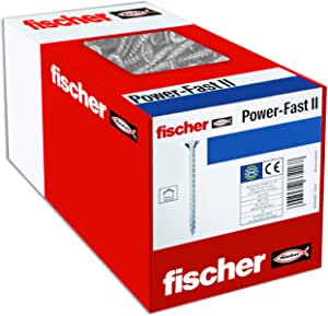 Caja Fischer – (200 unds.) – Tornillos rosca madera 4,5x35mm