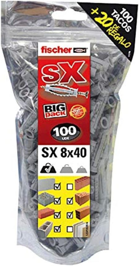 Taco para hormigón SX 8*40 (100 uds.)_Fischer