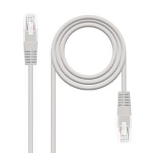 Cable de red U/UTP, CAT6 0.5mts blanco
