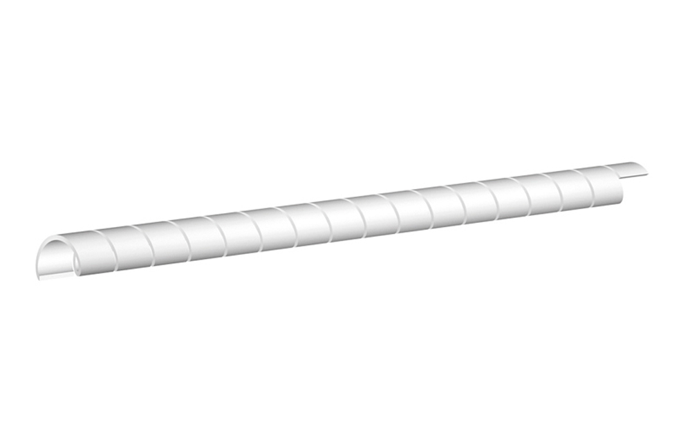 Cinta helicoidal de 3.5 mm, PVC natural, (Rollo de 50m)
