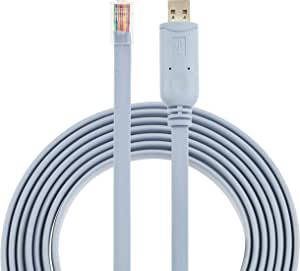 Cable de consola USB – RJ45 | macho – macho | 1,8m