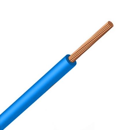 Cable eléctrico libre de halógeno 10mmØ (azul) Metros