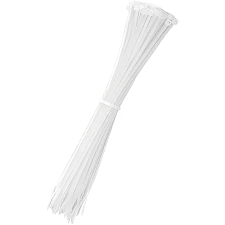 Bridas de plástico 4,8*400 (100 uds.) | Blanco