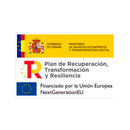 Etiqueta adhesiva “Plan de recuperación transformación y Resiliencia” (150 adhesivos de 9*6cm)