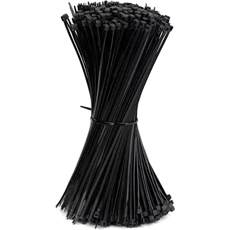 Bridas de plástico 3,6*300 (100 uds.) | Negro