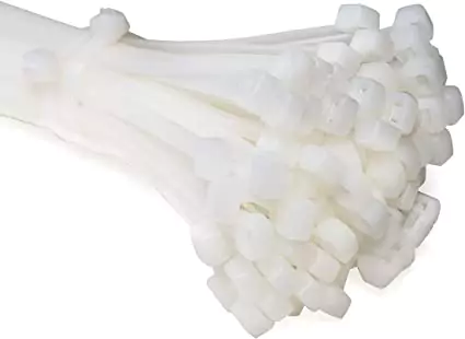 Bridas de plástico 4,8*300 (100 uds.) | Blanco
