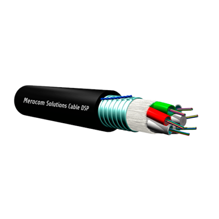 Cable de acero corrugado 24 fibras (6 tubos*4 fibras) G652D