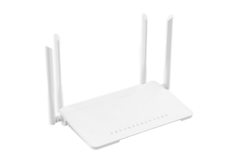 ONT – Router Mod. Merocom AX3000 – RFA (4*GE+1POTS+CATV+USB+DUAL – Frecuency)_WiFi 6