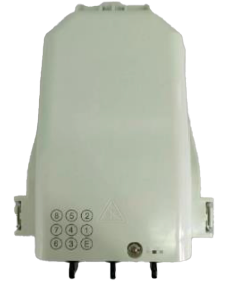 Kit Caja de exterior (CTO) | 1+8 puertos – IP65 SP-PA-8E + Splitter Óptico PLC 1:8 SFF conector SC/APC + 8 adaptadores Mini SC