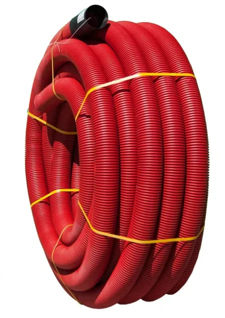 Bobina tubo corrugado doble capa ø 110 – 100m
