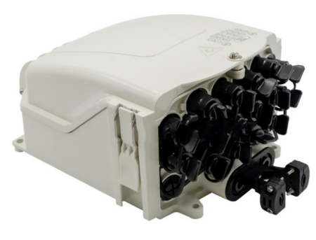 Kit Caja de exterior (CTO) | 4+16 puertos – IP65 SP-PA-16E + Splitter Óptico PLC 1:8 SFF conector SC/APC + 16 adaptadores Mini SC